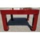 Table basse en laque rouge