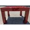  Table basse en laque rouge sur  Moinat SA  - Antiquités décoration
