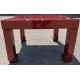 Table basse en laque rouge