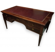 Bureau plat Directoire en acajou