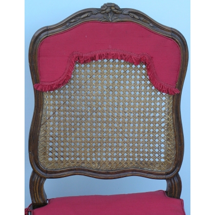 Pair of Louis XV cane chairs from  Moinat SA  - Antiques and home décor