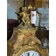 Louis XV mantel clock, Vernis