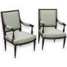 Pair of Louis XVI armchairs. From  Moinat SA  - Antiques and interior design