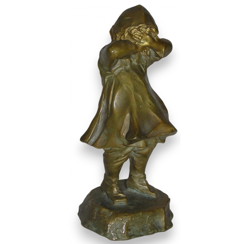  Bronze "Fillette pleurant", signé L. ALLIOT sur  Moinat SA  - Antiquités décoration