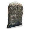 Rounded stone bollard