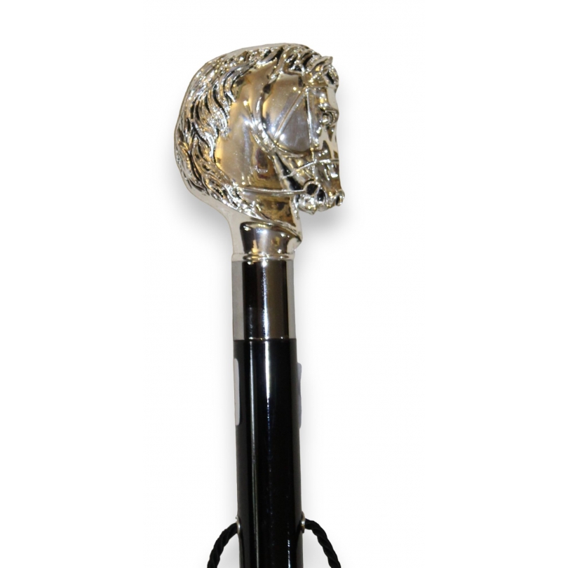 Long ‘Horse’s Head’ shoehorn, silver-plated