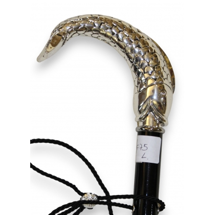 Chausse-pied long \"Poisson\" argenté