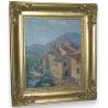 Paintings | Painting entitled ‘Village’, signed L. S, ABAT Moinat SA  – Antiques and home décor