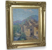 Painting 'Village (Vaucluse) "