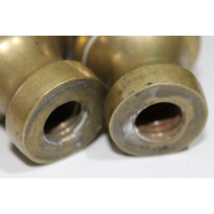Pair of porcelain roller blind finials