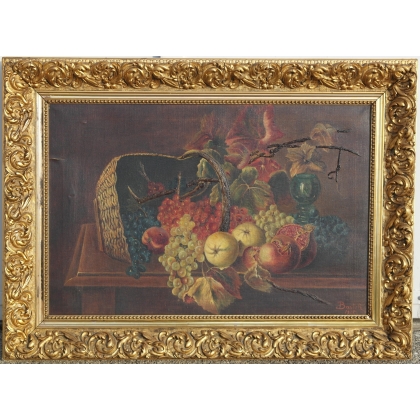 Paintings | Painting entitled ‘Still Life’ signed BARTER Moinat SA  – Antiques and home décor