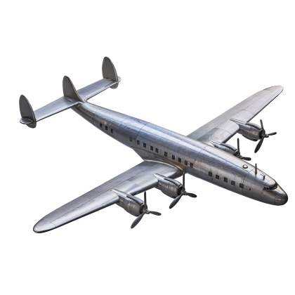 Modèle d\'avion Constellation en aluminium