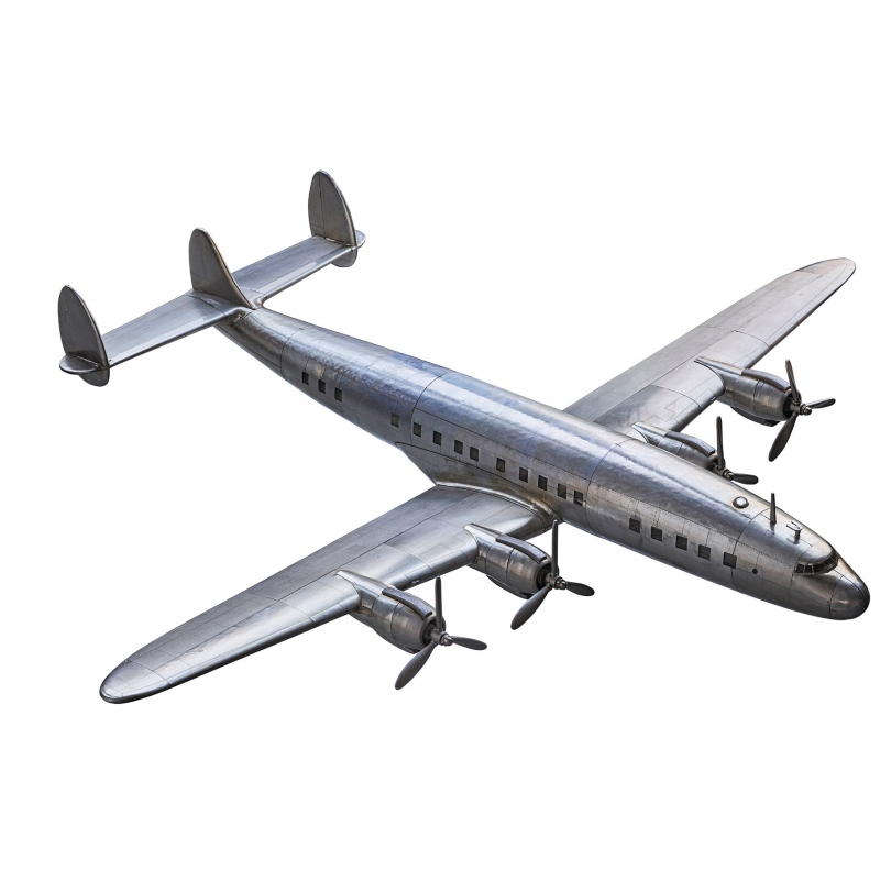 Modèle d\'avion Constellation en aluminium
