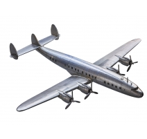 Modèle d'avion Constellation en aluminium