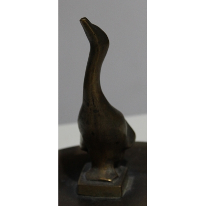 Vide poche canard en bronze de HUGUENIN