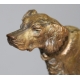 Chien de chasse en bronze