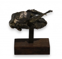 Poulet grillé en bronze par C-M. HIRSCHY