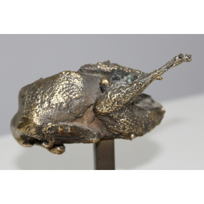 Poulet grillé en bronze par C-M. HIRSCHY