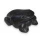 Sculpture Crapaud en obsidienne