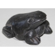 Sculpture Crapaud en obsidienne