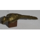 Perroquet miniature en bronze doré