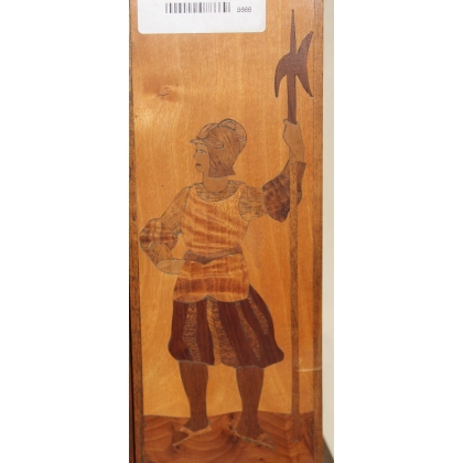Swiss marquetry clock, signed ‘H.’ on Moinat SA – Antiques and home décor