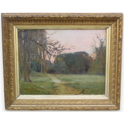 Tableau \"Paysage\", signé GROSJEAN