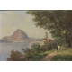 Tableau "Vue du Tessin" signé G. DJAKELI