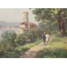 Painting entitled ‘View of Ticino’ by G. DJAKELI
