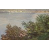 Painting entitled ‘View of Ticino’ by G. DJAKELI