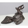 Sculpture \"Dragon\" en fer