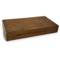 Ancienne boite de backgammon en bois