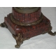 Louis XVI lamp. Red marble bas