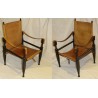 Paire de fauteuils SAFARI par Wilhelm KIENZLE