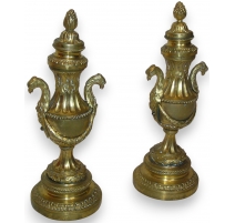 Pair of Louis XVI candleholder