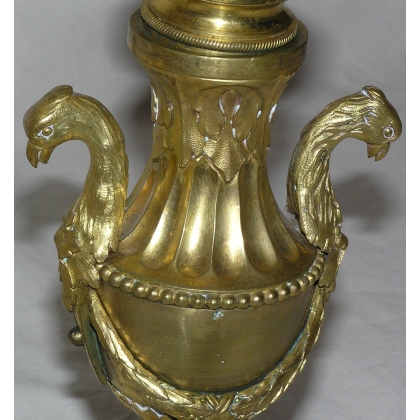 Pair of Louis XVI candlesticks/candle holders. Available from Moinat SA – Antiques and home décor