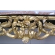 Console Louis XV en bois sculpté dessus marbre