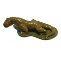 Grand lézard en porcelaine