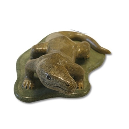 Grand lézard en porcelaine