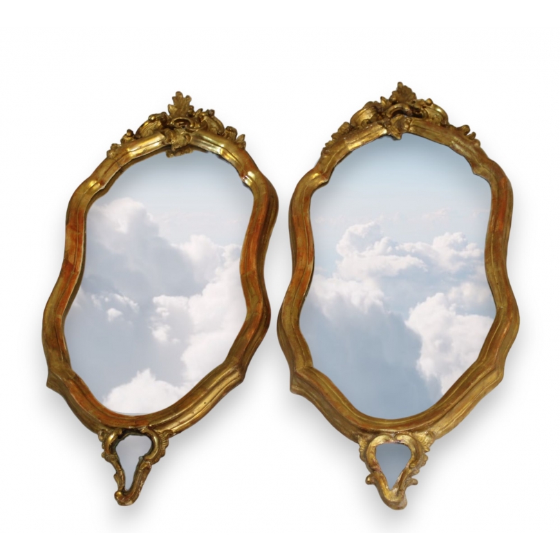  Paire de miroirs Baroque. sur  Moinat SA  - Antiquités décoration