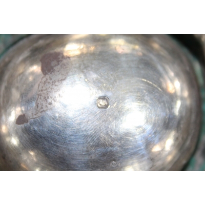 Salière rectangulaire en argent poinçon EICie