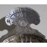 Tastevin en argent anse soleil