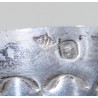 Tastevin en argent anse serpent