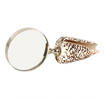 Loupe avec manche en coquillage