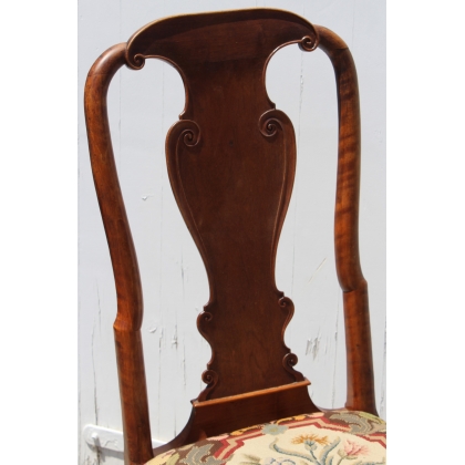 Suite de 6 chaises Louis XV Zungenstuhl