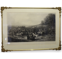 Gravure "The Vine Hunt" par H CALVERT