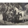 Engraving ‘The Vine Hunt’ by H CALVERT