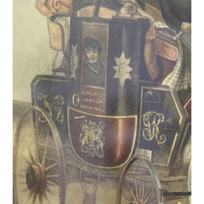 Engraving: ‘Passage of the Carriages’