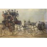 Engraving: ‘Passage of the Carriages’