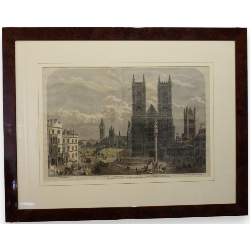 Engraving of ‘Westminster Abbey’ by MACQUARD